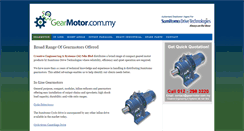 Desktop Screenshot of gearmotor.com.my